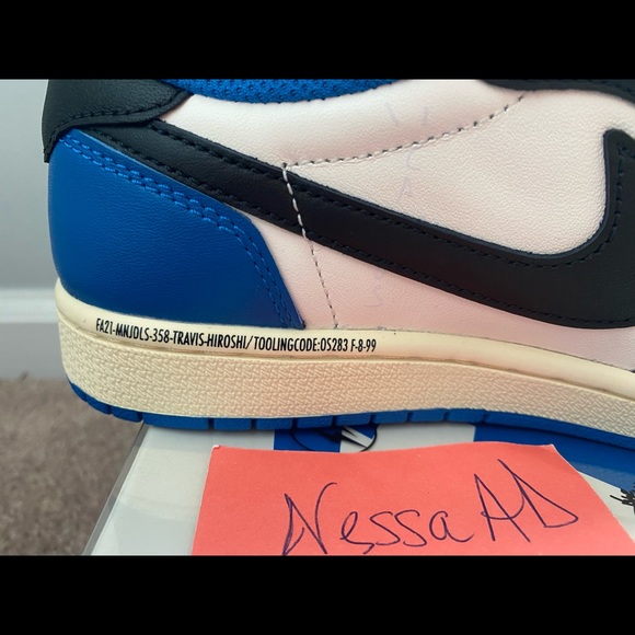 π¨ SOLD π¨ Jordan 1 Low x Travis Scott x Fragment - Picture 4 of 6